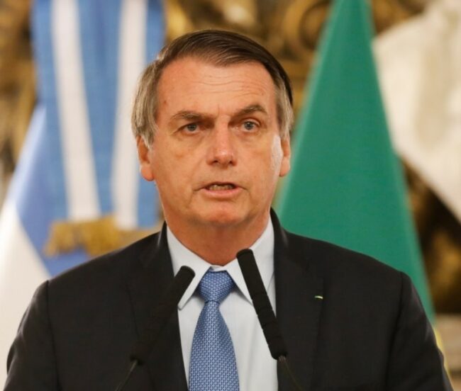 Brazilian president Jair Bolsonaro