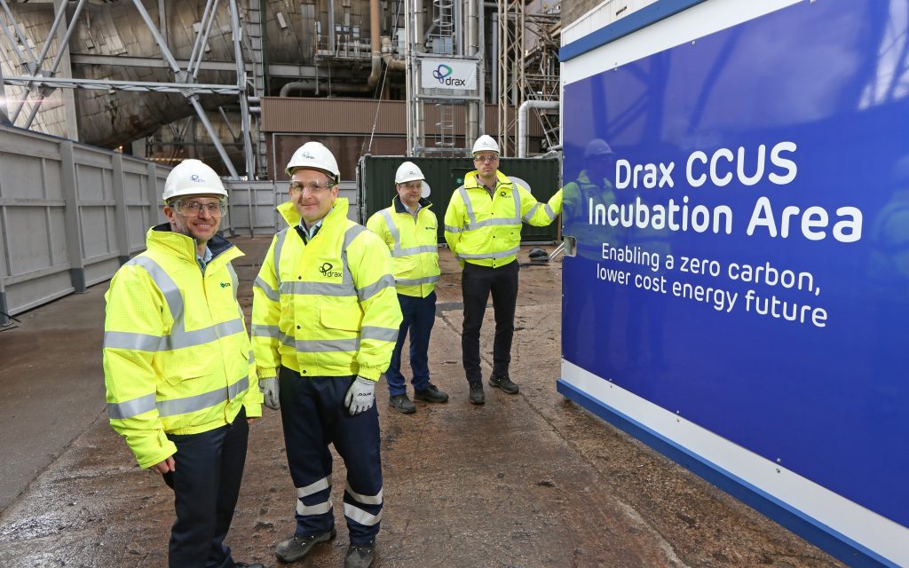 Drax power generator agreed with carbon finance firm Respira International to sell carbon removal credits