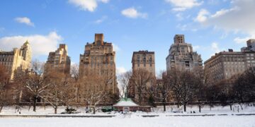 No snow this year in the Big Apple